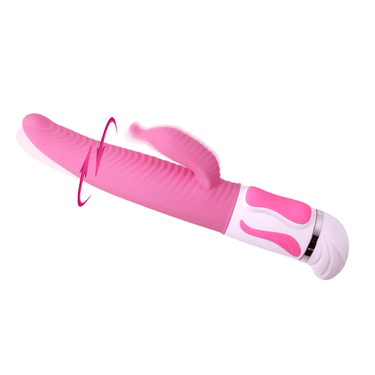 Vibratore Coniglio in Silicone Flessibile con 12 Vibrazioni e Ricarica Magnetica